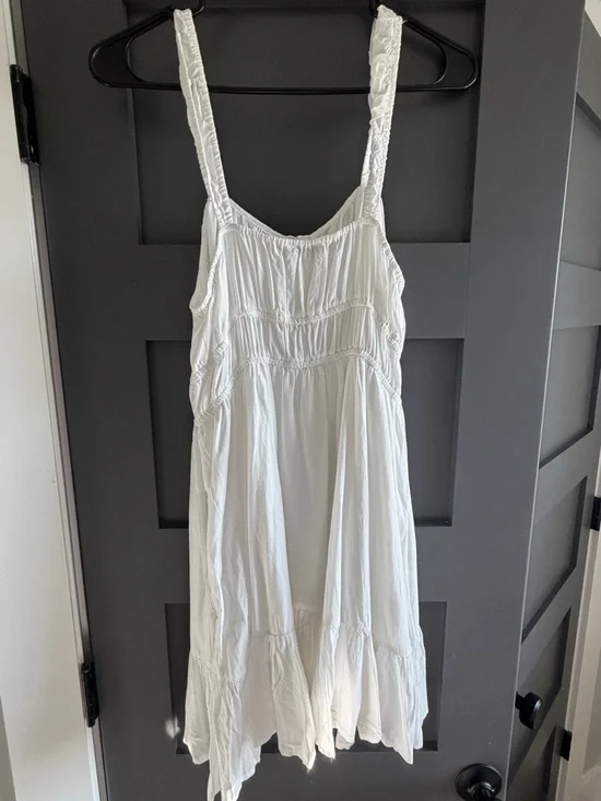 American Eagle white Lightweight Summer Sundress NWOT size M - Picture 2 of 4